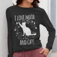 Math Nerd Math Teacher Cat Lover I Love Math And Cats Women Long Sleeve T-Shirt, funny design Math Nerd Math Teacher Cat Lover I Love Math And Cats Women Long Sleeve T-Shirt, funny design