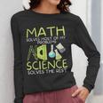 Math Solves Most Of My Problems Science Math Science Teacher Women Long Sleeve T-Shirt, Science Teacher Gifts, funny design Math Solves Most Of My Problems Science Math Science Teacher Women Long Sleeve T-Shirt, Science Teacher Gifts, funny design