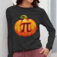 Math Teacher Halloween Costume Pumpkin Pi Pun Pie Men Women Long Sleeve T-Shirt, funny design