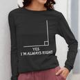Math Teacher Joke Men Women Fun Best Math Quotes Women Long Sleeve T-Shirt, funny design