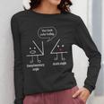 Math Teacher Tee Complimentary Acute Angle T-Shirt Women Long Sleeve T-Shirt, funny design Math Teacher Tee Complimentary Acute Angle T-Shirt Women Long Sleeve T-Shirt, funny design