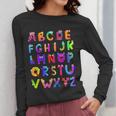 Monster ABC Cute Alphabet Halloween Teacher Costume Kids Women Long Sleeve T-Shirt, funny design Monster ABC Cute Alphabet Halloween Teacher Costume Kids Women Long Sleeve T-Shirt, funny design