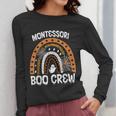 Montessori Teacher Halloween Boo Rainbow Leopard Halloween Women Long Sleeve T-Shirt, funny design Montessori Teacher Halloween Boo Rainbow Leopard Halloween Women Long Sleeve T-Shirt, funny design