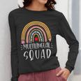 Multilingual Squad Multilingual Teacher Appreciation Kids Women Long Sleeve T-Shirt, funny design Multilingual Squad Multilingual Teacher Appreciation Kids Women Long Sleeve T-Shirt, funny design