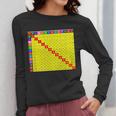 Multiplication Table Chart Math Shirt Teacher Student Outfit For Men Women Girls Kids Women Long Sleeve T-Shirt, funny design