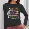 Music Teacher Kid National Hispanic Heritage Month Women Long Sleeve T-Shirt, funny design