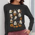 Music Teacher Orchestra Shirt Spooky Halloween Ghost Band Women Long Sleeve T-Shirt, funny design Music Teacher Orchestra Shirt Spooky Halloween Ghost Band Women Long Sleeve T-Shirt, funny design