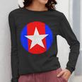 Nerdy Captain Sweatpants Retro Comic Book Fan Teacher Women Long Sleeve T-Shirt, funny design
