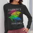 Nerdy Darwin's Finches Evolution Science Biology Teacher Women Long Sleeve T-Shirt, Science Teacher Gifts, funny design