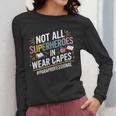 Not All Super Heroes Wear Capes Paraprofessional Teacher Women Long Sleeve T-Shirt, Super Teacher Gifts, funny design Not All Super Heroes Wear Capes Paraprofessional Teacher Women Long Sleeve T-Shirt, Super Teacher Gifts, funny design
