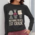 Nothing Beats 1st Grade Back To School Kids Teachers Women Long Sleeve T-Shirt, funny design Nothing Beats 1st Grade Back To School Kids Teachers Women Long Sleeve T-Shirt, funny design