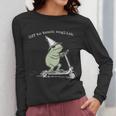 Off To Teach English Scooter Frog ESL Teacher Literature Women Long Sleeve T-Shirt, Esl Teacher Gifts, English Teacher Gifts, funny design