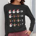 Order Of Operations Math Teacher Christmas Women Long Sleeve T-Shirt, funny design