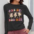 Pas De BOO-Rée Ballet Ghost Dancer Dance Teacher Halloween Women Long Sleeve T-Shirt, funny design Pas De BOO-Rée Ballet Ghost Dancer Dance Teacher Halloween Women Long Sleeve T-Shirt, funny design