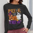 Pre-K Boo Crew Teacher Student Halloween Costume Women Long Sleeve T-Shirt, funny design