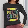 Pre-K Crew PreK Teachers Back To School Women Long Sleeve T-Shirt, funny design Pre-K Crew PreK Teachers Back To School Women Long Sleeve T-Shirt, funny design