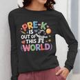 Pre-K Is Out Of This World Space Planets Teacher Women Long Sleeve T-Shirt, funny design Pre-K Is Out Of This World Space Planets Teacher Women Long Sleeve T-Shirt, funny design
