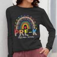 PreK Dream Team Leopard Rainbow Teacher Squad Back To School Women Long Sleeve T-Shirt, funny design
