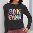 Preppy Fifth Grade Back To School 5th Grade Teacher Girl Boy Women Long Sleeve T-Shirt, funny design Preppy Fifth Grade Back To School 5th Grade Teacher Girl Boy Women Long Sleeve T-Shirt, funny design