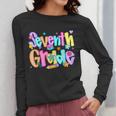 Preppy Seventh Grade Back To School 7th Grade Teachers Girls Women Long Sleeve T-Shirt, funny design Preppy Seventh Grade Back To School 7th Grade Teachers Girls Women Long Sleeve T-Shirt, funny design