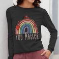 Pretty YOU MATTER Rainbow Positive Message Teachers Kids Women Long Sleeve T-Shirt, funny design Pretty YOU MATTER Rainbow Positive Message Teachers Kids Women Long Sleeve T-Shirt, funny design