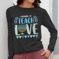 I Promise To Teach Love Hanukkah Chanukah Jewish Teacher Women Long Sleeve T-Shirt, funny design