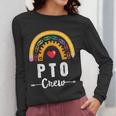 PTO Crew Parent School Volunteer Board Mom Parent Teacher Women Long Sleeve T-Shirt, Couple Gifts, funny design PTO Crew Parent School Volunteer Board Mom Parent Teacher Women Long Sleeve T-Shirt, Couple Gifts, funny design