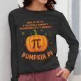 Pumpkin Pie Pi Math Teacher Shirt Halloween Men Adult Women Long Sleeve T-Shirt, funny design