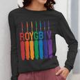 Rainbow Roygbiv Kids Artist Costume Art Teacher Women Long Sleeve T-Shirt, funny design
