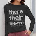 There Their They'Re English Grammar Teacher Humor Women Long Sleeve T-Shirt, English Teacher Gifts, funny design There Their They'Re English Grammar Teacher Humor Women Long Sleeve T-Shirt, English Teacher Gifts, funny design