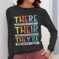 There Their They’Re Grammar Joke For English Teacher Student Women Long Sleeve T-Shirt, English Teacher Gifts, funny design There Their They’Re Grammar Joke For English Teacher Student Women Long Sleeve T-Shirt, English Teacher Gifts, funny design