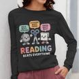 Reading Beats Everything Teacher Rock Paper Scissors Women Long Sleeve T-Shirt, funny design Reading Beats Everything Teacher Rock Paper Scissors Women Long Sleeve T-Shirt, funny design