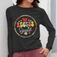 Recess Squad Crew Teachers Students Monitor Back To School Women Long Sleeve T-Shirt, funny design