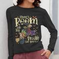 There's Room On My Broom For You Too Teacher Halloween Women Long Sleeve T-Shirt, funny design There's Room On My Broom For You Too Teacher Halloween Women Long Sleeve T-Shirt, funny design