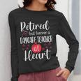Retired Daycare Teacher Retirement For Daycare Teacher Women Long Sleeve T-Shirt, funny design Retired Daycare Teacher Retirement For Daycare Teacher Women Long Sleeve T-Shirt, funny design