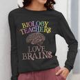 Retro BIOLOGY TEACHERS LOVE BRAINS This Is My Scary STEM Women Long Sleeve T-Shirt, funny design Retro BIOLOGY TEACHERS LOVE BRAINS This Is My Scary STEM Women Long Sleeve T-Shirt, funny design
