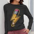 Retro Pencil Pencil Back To School Teacher Student Women Long Sleeve T-Shirt, funny design Retro Pencil Pencil Back To School Teacher Student Women Long Sleeve T-Shirt, funny design