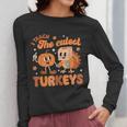 Retro I Teach The Cutest Turkey Thanksgiving Pumpkin Teacher Women Long Sleeve T-Shirt, funny design Retro I Teach The Cutest Turkey Thanksgiving Pumpkin Teacher Women Long Sleeve T-Shirt, funny design