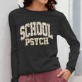 Retro Wildflower School Psych Teacher School Psychologist Women Long Sleeve T-Shirt, funny design Retro Wildflower School Psych Teacher School Psychologist Women Long Sleeve T-Shirt, funny design
