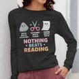 Rock Paper Scissors Teacher Librarian Nothing Beats Reading Women Long Sleeve T-Shirt, funny design Rock Paper Scissors Teacher Librarian Nothing Beats Reading Women Long Sleeve T-Shirt, funny design