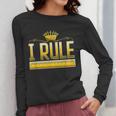 I Rule Math Ruler Mathematics Pun Math Teacher Men Women Girls Kids Women Long Sleeve T-Shirt, funny design I Rule Math Ruler Mathematics Pun Math Teacher Men Women Girls Kids Women Long Sleeve T-Shirt, funny design