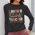 Santas Favorite Teacher Christmas Matching Xmas Men Women Women Long Sleeve T-Shirt, funny design Santas Favorite Teacher Christmas Matching Xmas Men Women Women Long Sleeve T-Shirt, funny design