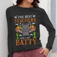 School Teacher A Bit Batty Teaching Bat Halloween Costume Women Long Sleeve T-Shirt, funny design School Teacher A Bit Batty Teaching Bat Halloween Costume Women Long Sleeve T-Shirt, funny design