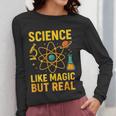 Science Like Magic But Real Nerdy Teacher Women Long Sleeve T-Shirt, Science Teacher Gifts, funny design