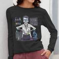 Science Teacher Halloween Skeleton Scientist Chemistry Women Long Sleeve T-Shirt, Science Teacher Gifts, funny design