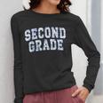 Second Grade Floral Blue Back To School 2nd Grade Teacher Women Long Sleeve T-Shirt, 2nd Grade Teacher Gifts, funny design Second Grade Floral Blue Back To School 2nd Grade Teacher Women Long Sleeve T-Shirt, 2nd Grade Teacher Gifts, funny design
