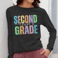 Second Grade Team Heart Teacher Student Back To School Girls Women Long Sleeve T-Shirt, funny design