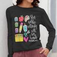 She Works Willingly With Her Hands Proverbs Daycare Teacher Men Women Women Long Sleeve T-Shirt, funny design She Works Willingly With Her Hands Proverbs Daycare Teacher Men Women Women Long Sleeve T-Shirt, funny design
