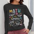 Show Your Work Math Teacher First Day Back To School Women Long Sleeve T-Shirt, funny design