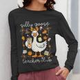 Silly Goose Teachers Club Cozy Fall Teacher Women Long Sleeve T-Shirt, funny design Silly Goose Teachers Club Cozy Fall Teacher Women Long Sleeve T-Shirt, funny design
